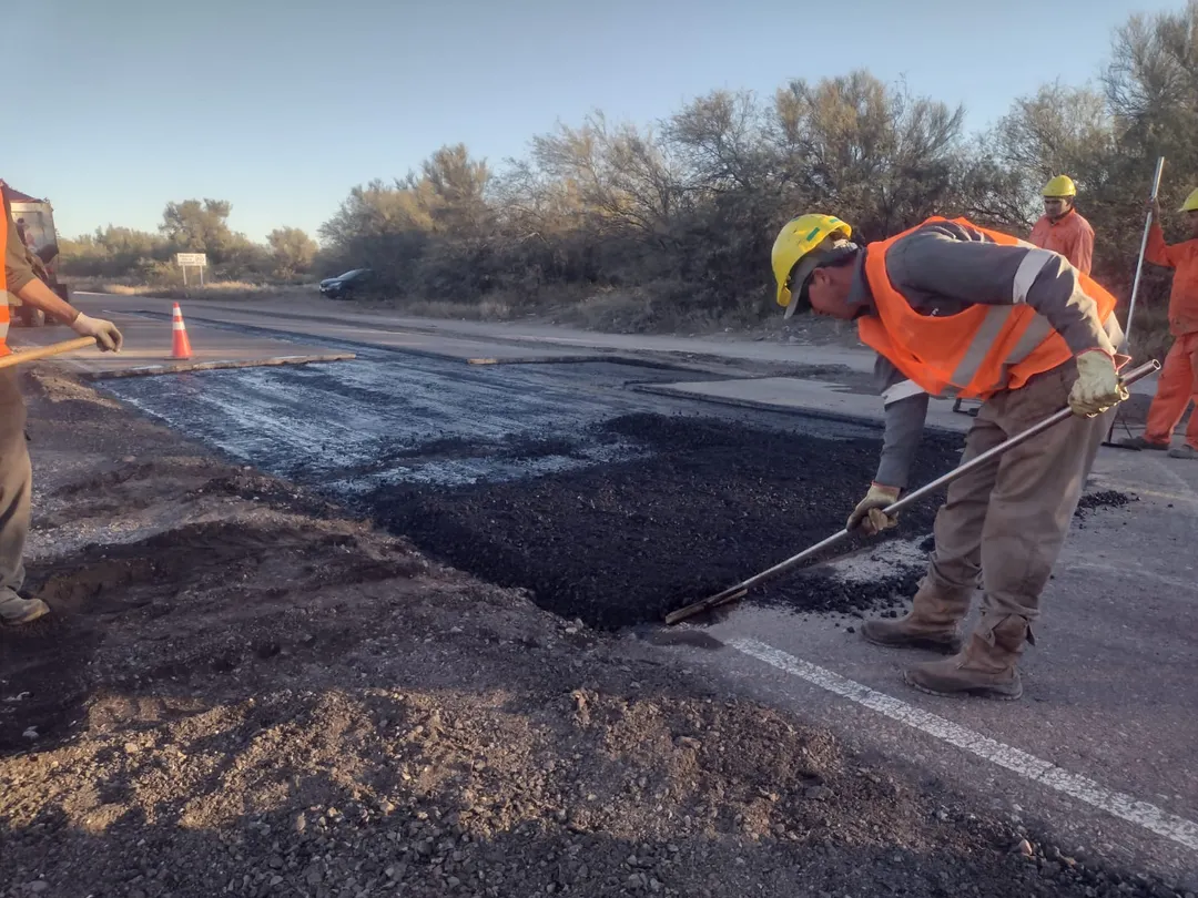 Obras en la ruta 153. 