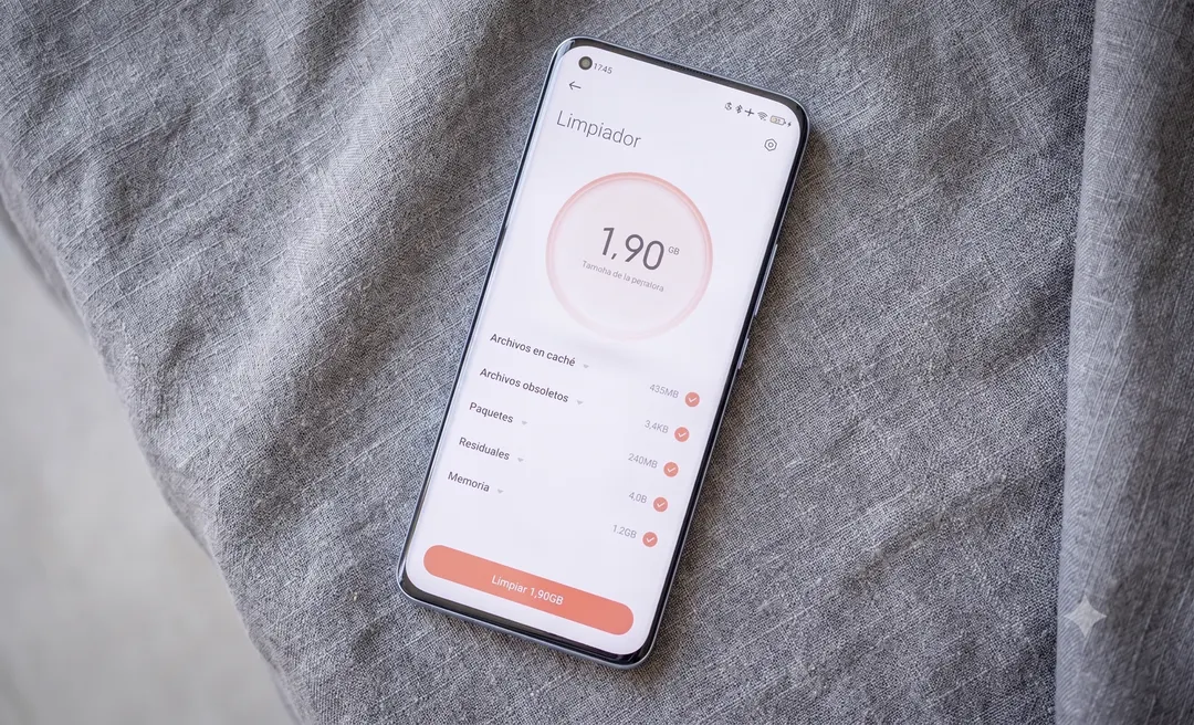 Xiaomi posee un optimizador de espacio y limpiador integrado.