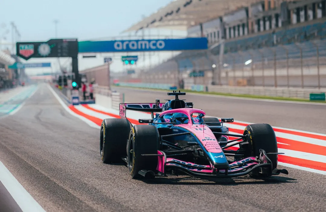 Pierre Gasly fue el encargado de cerrar la pretemporada de Alpine en Baréin.