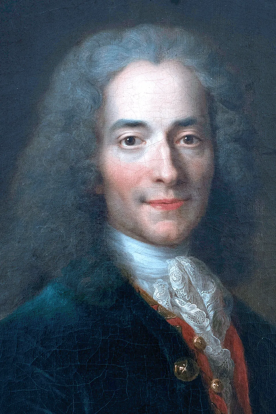 Retrato de Voltaire.