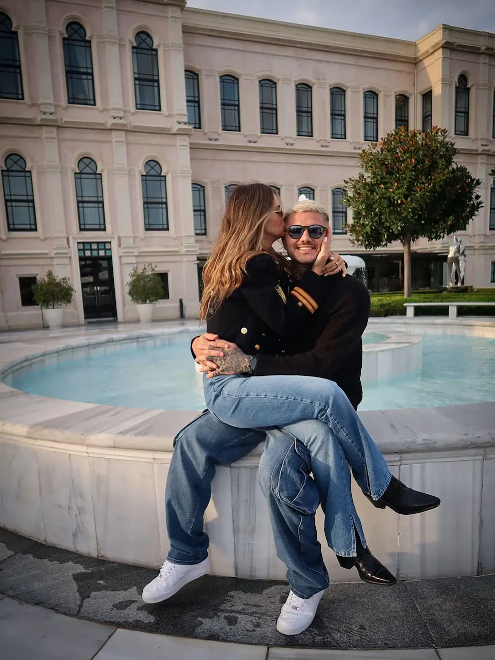 La China e Icardi compartieron fotos en Estambul.