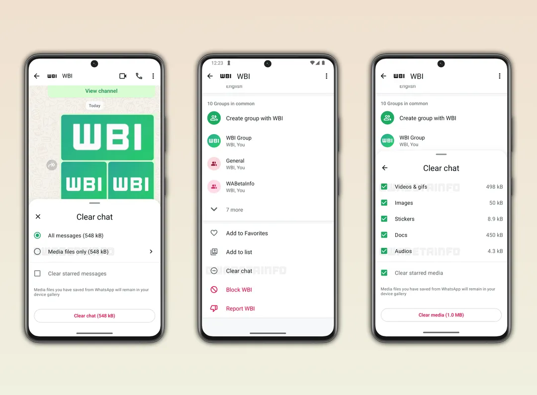 La función de control granular permitirá borrar archivos específicos sin salir del chat.