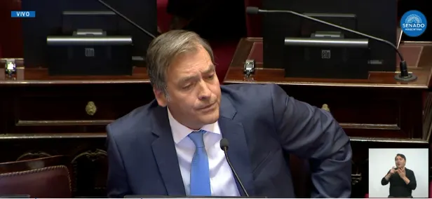 Martín Soria en el debate por la reforma al BCRA.