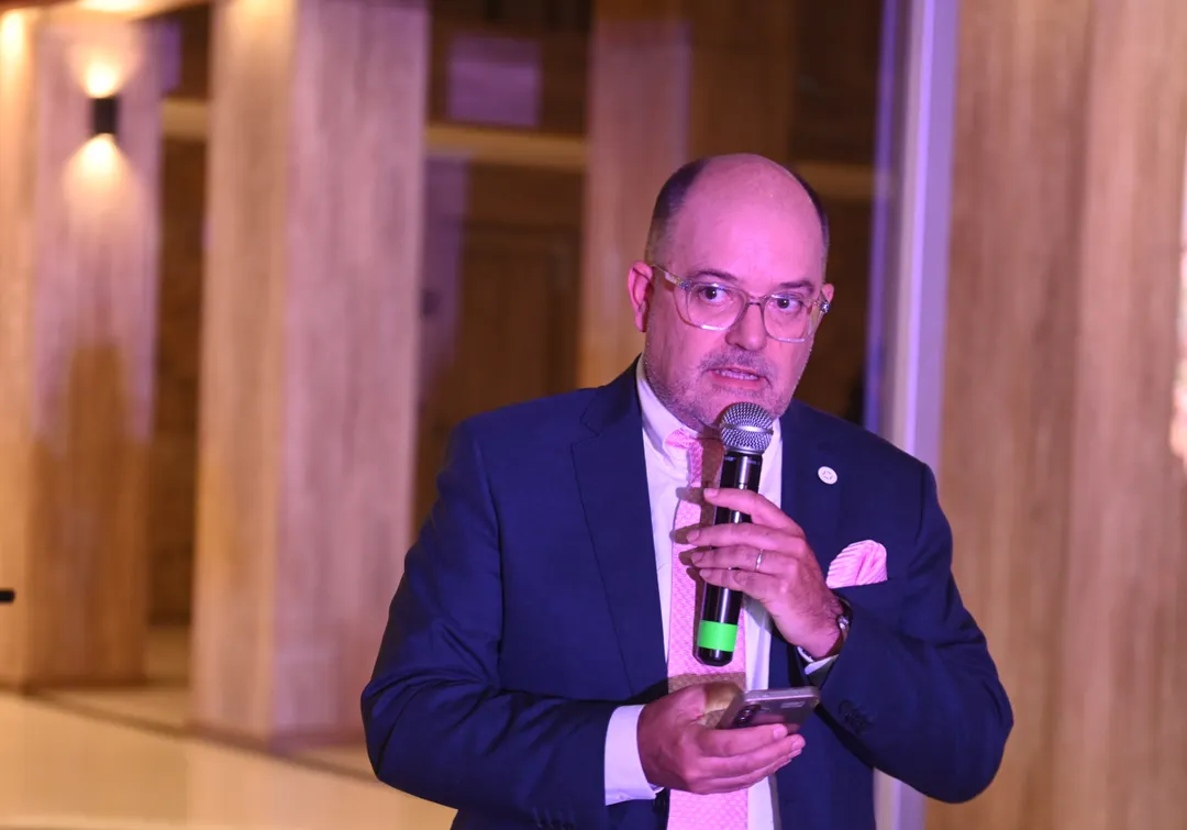 Laurent Bos agradeció en nombre de Vinexposium y celebró el éxito de esta edición de Vinexpo Winexplorer Mendoza.