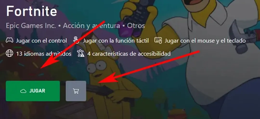 Una vez completada la instalación, Fortnite quedará accesible como cualquier otro juego instalado en Windows.