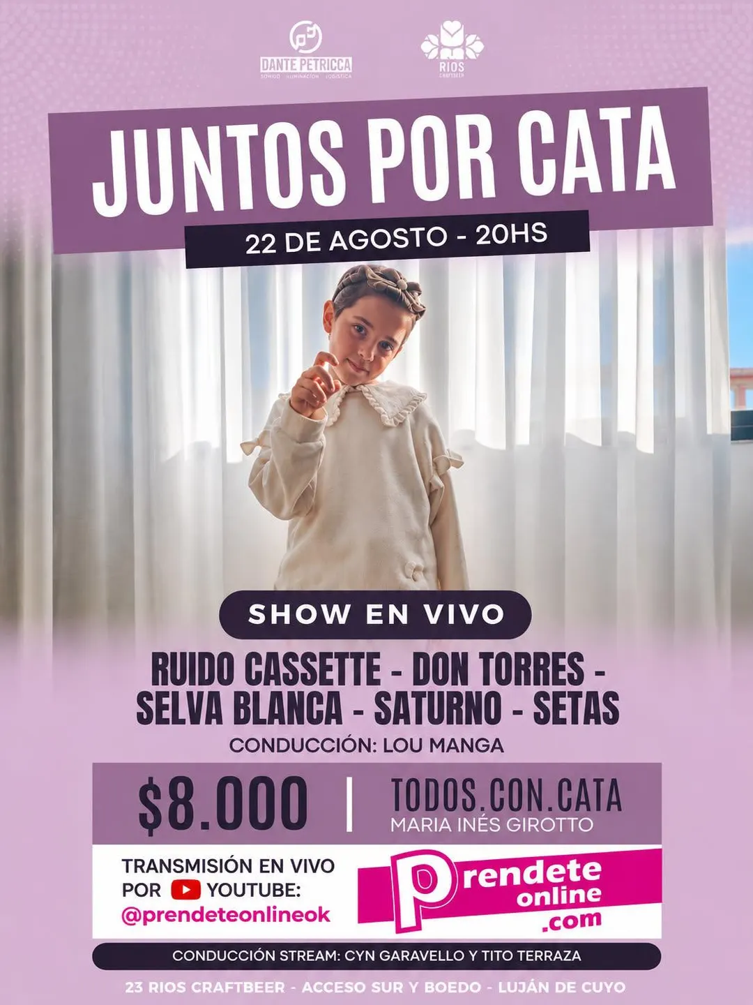 Juntos por Cata, el evento imperdible de hoy.