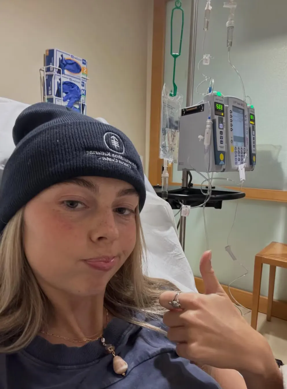 Sydney mostró en redes su lucha contra la enfermedad.
