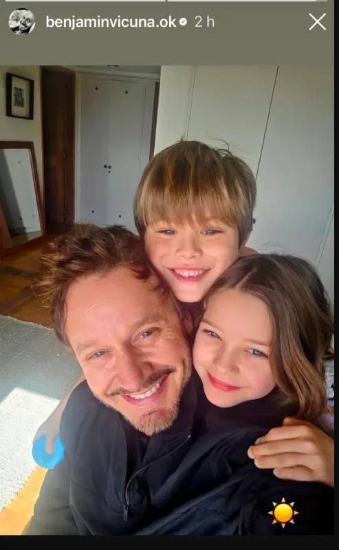 Benjamín Vicuña junto a Magnolia y Amancio en plena polémica con Mauro Icardi.
