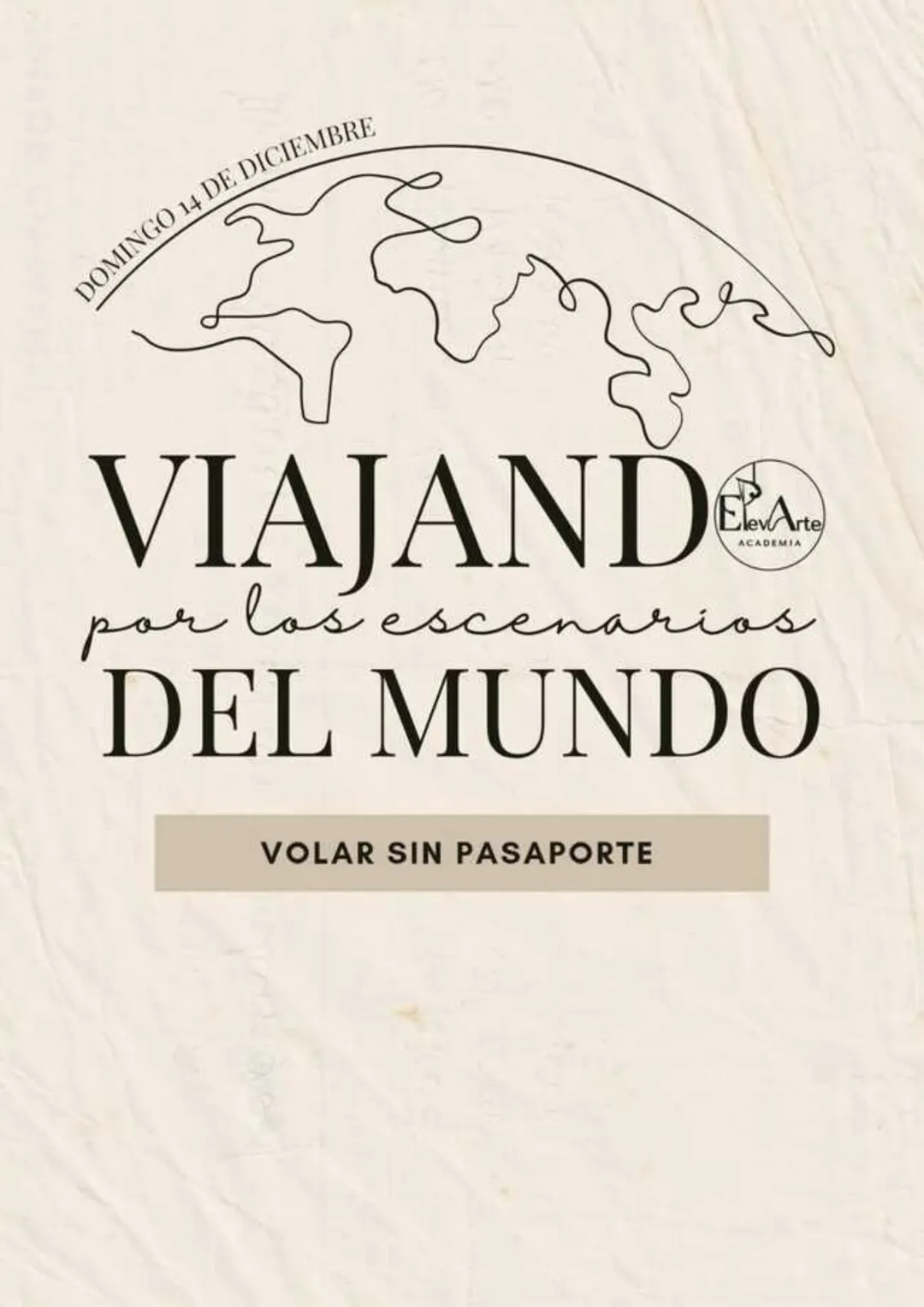 Viajando por los escenarios del mundo.
