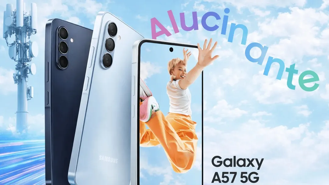 El Samsung Galaxy A57 5G apuesta por una estructura de cristal y metal respaldada por protección IP68.