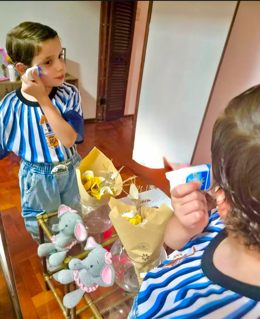 Inés, la mamá de Cata, la define como una nena muy coqueta. 