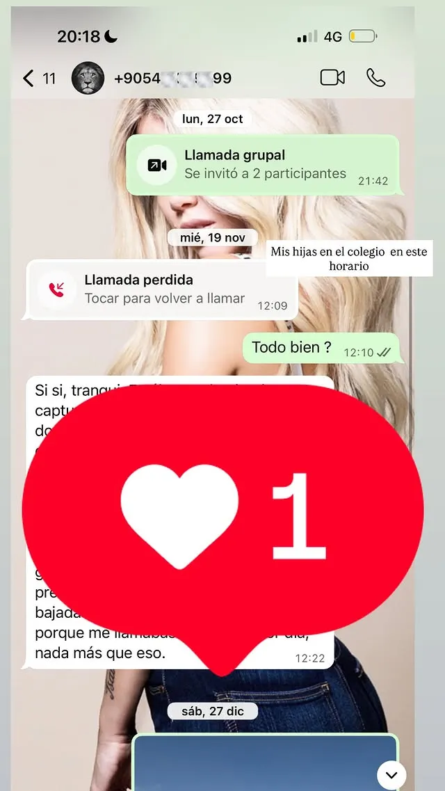 La primera captura de Nara. Créditos: Instagram