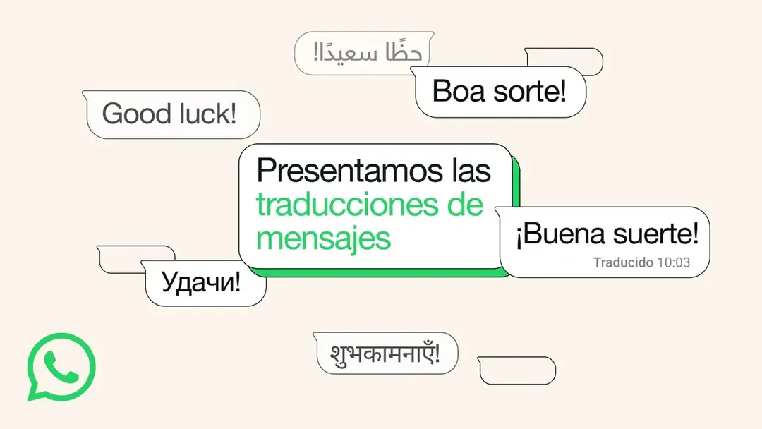 Actualización con limitaciones: Whatsapp añade la traducción de mensajes.