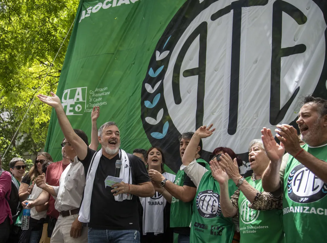 El sindicato Asociación Trabajadores del Estado (ATE) realizará hoy un paro nacional.