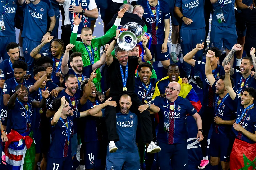 PSG es el actual bicampeón de la Champions League. 