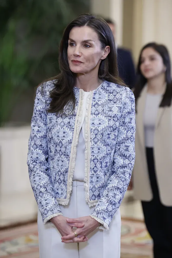 Moda circular en la realeza: el look sostenible que eligió Letizia.