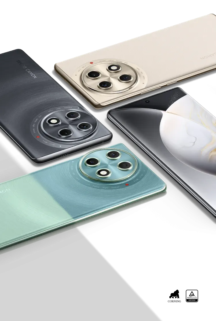 El procesador MediaTek G100 gestiona el rendimiento del sistema HiOS y permite procesar las imágenes de los sensores de 50 megapíxeles con fluidez.