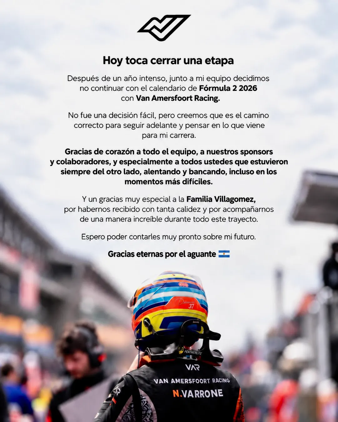 El argentino cerró una etapa y adelantó que pronto dará novedades sobre su futuro deportivo.