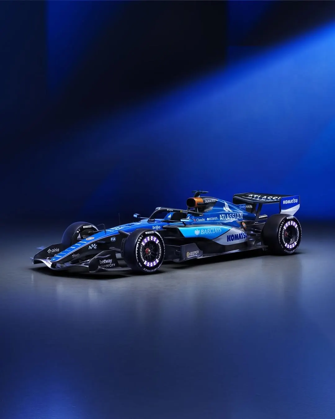 Así luce el FW48 de Williams para la Fórmula 1 2026.