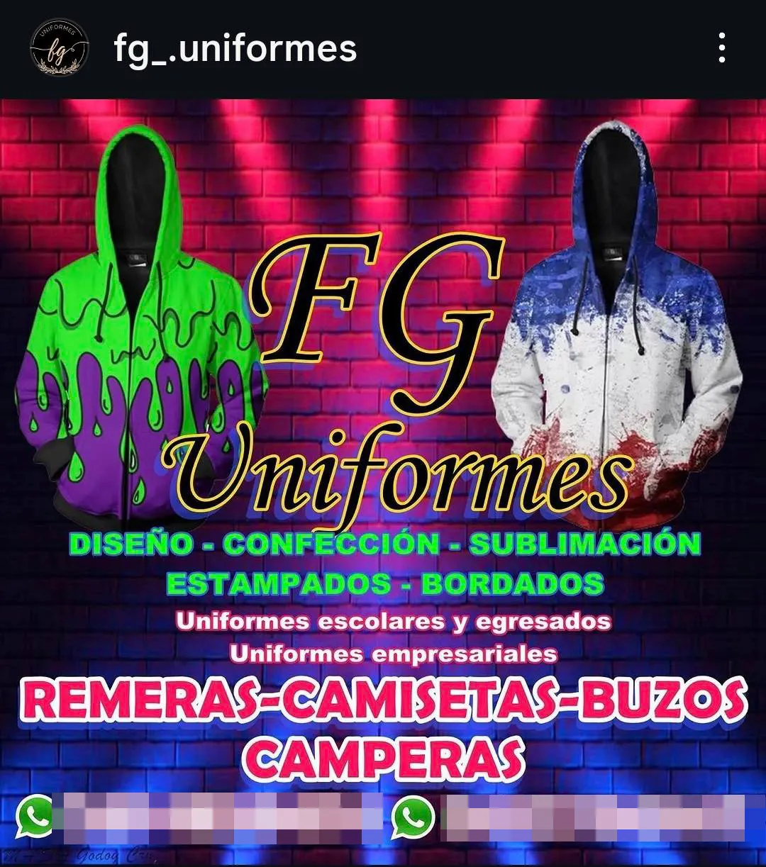 Así la mujer promocionaba sus productos en las redes sociales. 