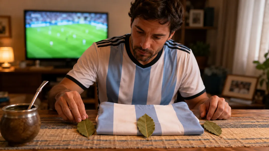 Los hinchas de la Seleccción se vuelcan a los rituales y las cábalas durante el Mundial 2026. (Imagen generada con IA).