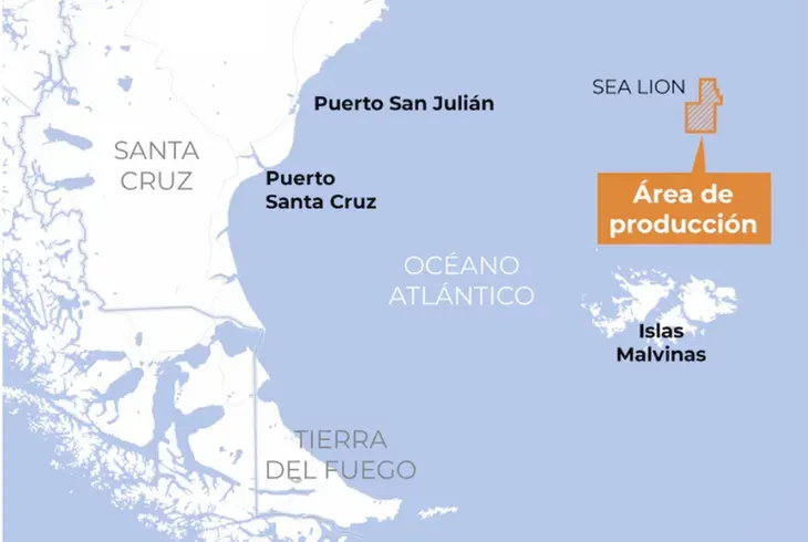 Milei tiene un nuevo enemigo: Sea Lion, por explotar petróleo en Malvinas.