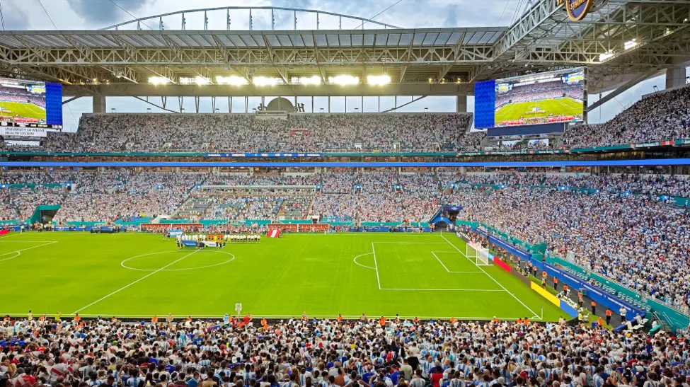 El Miami Stadium es donde Argentina se consagró campeona de la última edición de la Copa América.