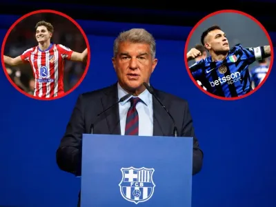 La tremenda revelación del presidente del Barcelona sobre Julián y Lautaro: "A toda costa"