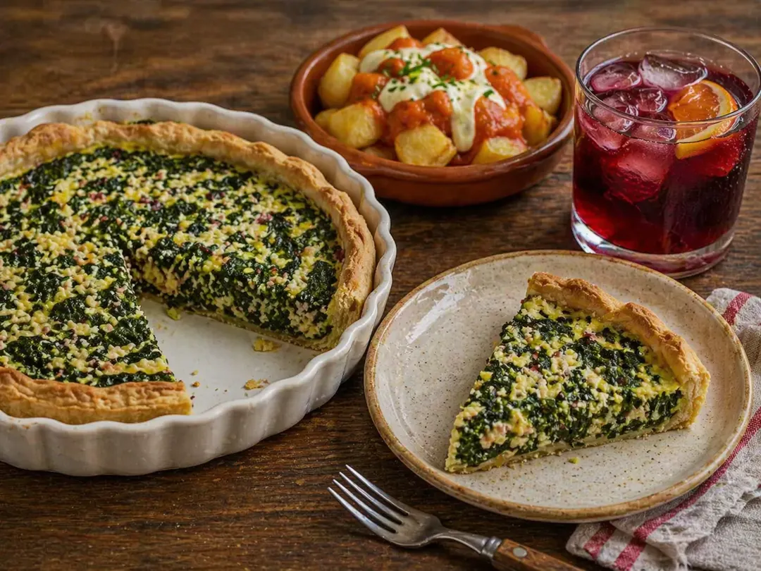Receta de tarta de espinaca y ricota