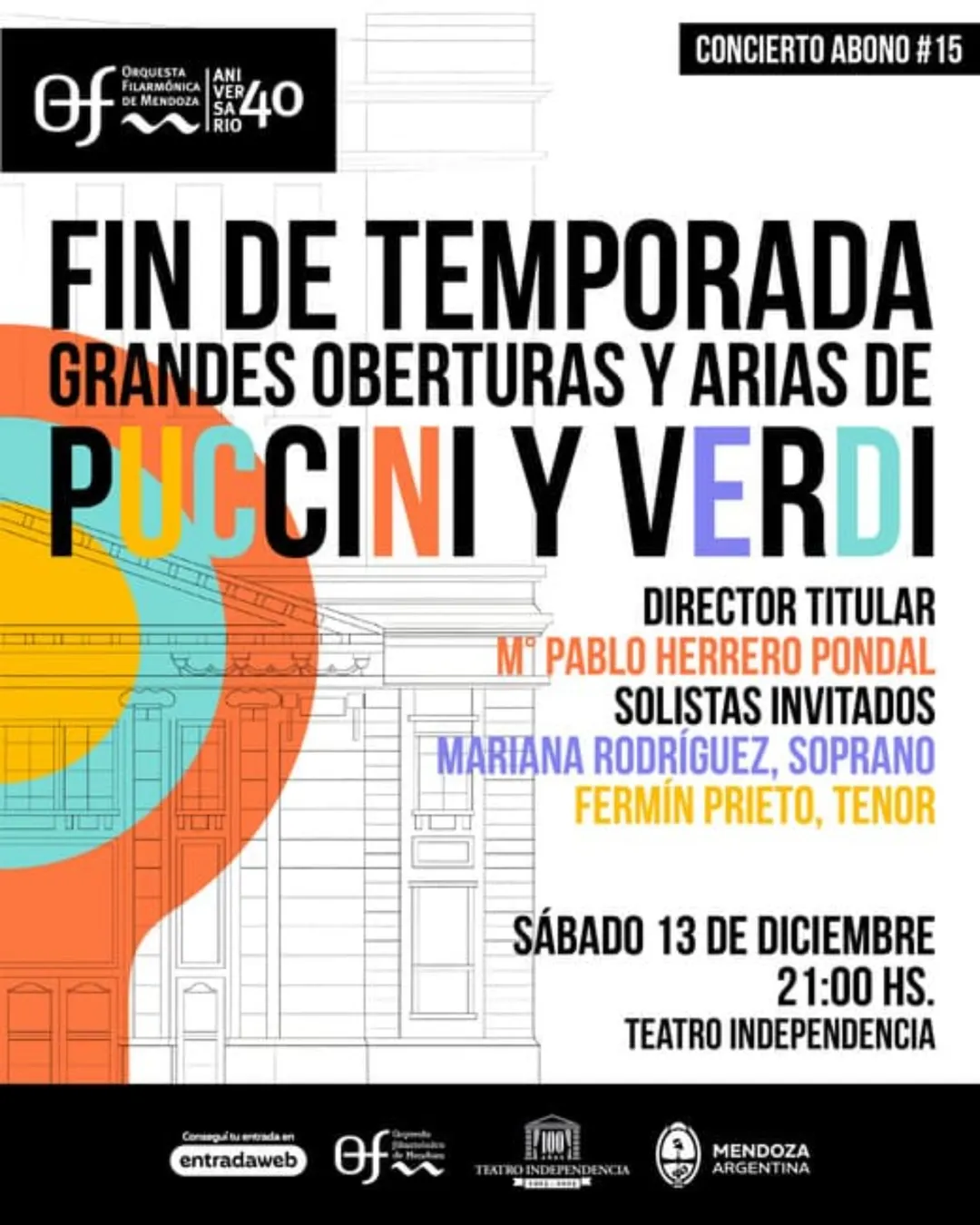 Fin de temporada, grandes oberturas y arias de Puccini y Verdi.
