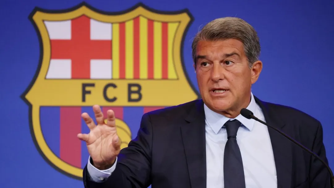 Presidente del Barcelona F. C. Joan Laporta
