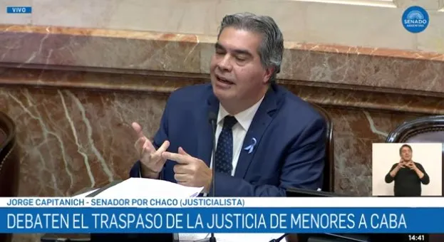 Captura de pantalla Senado