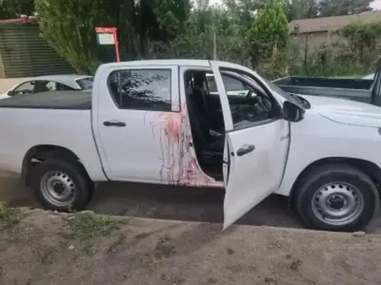 Así quedó la camioneta donde viajaba Malen Ledesma. Archivo MDZ.