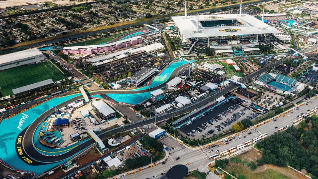 El Autómodro Internacional de Miami, al lado del Hard Rock Stadium donde se jugará la Copa del Mundo.