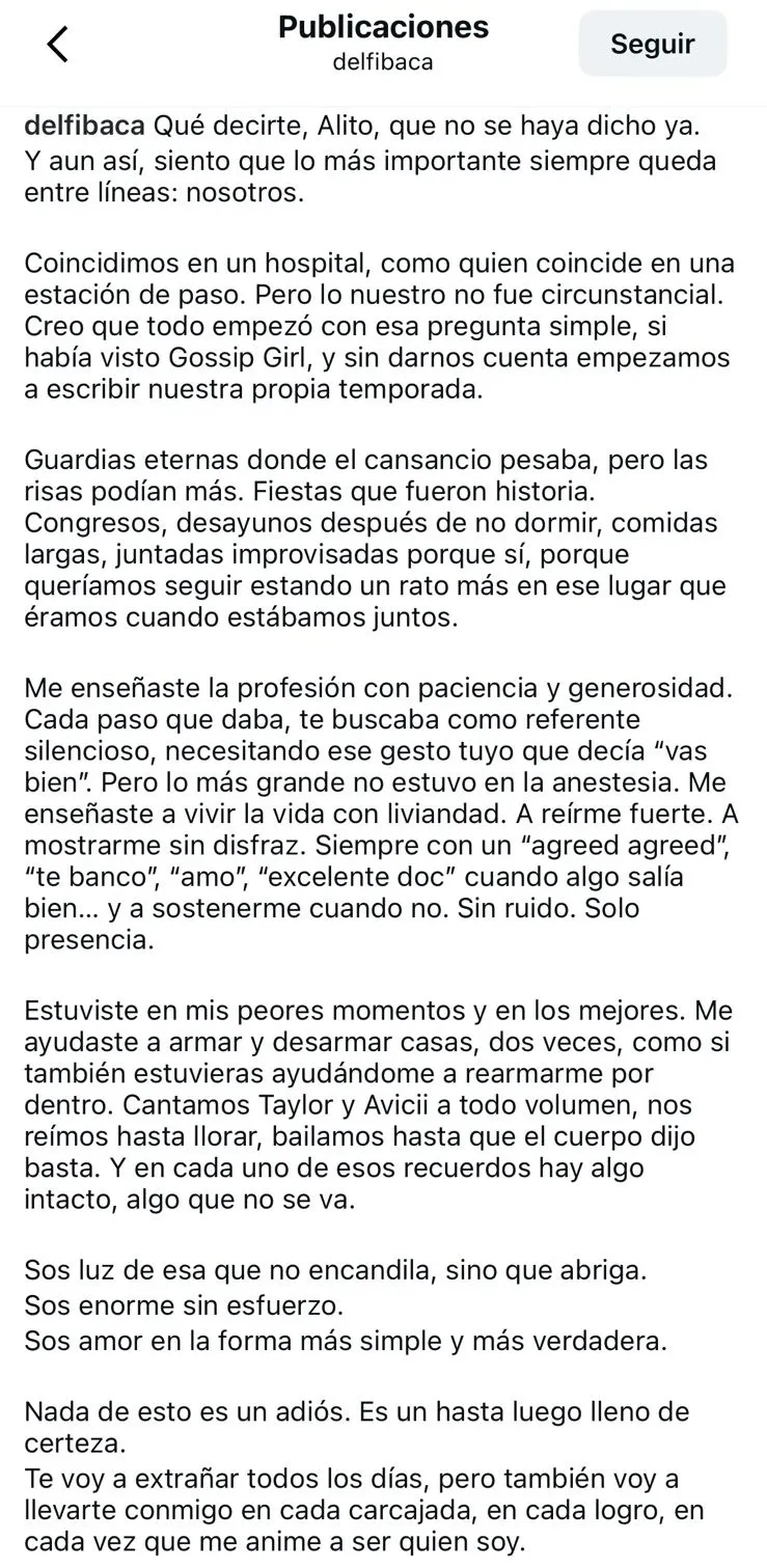 El doloroso posteo de la amiga de Alejandro Zalazar tras su muerte.
