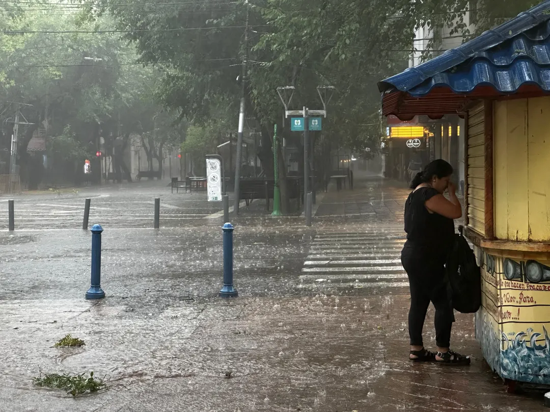 Comenzó la tormenta en distintos puntos de la provincia de Mendoza. Las mejores imágenes.