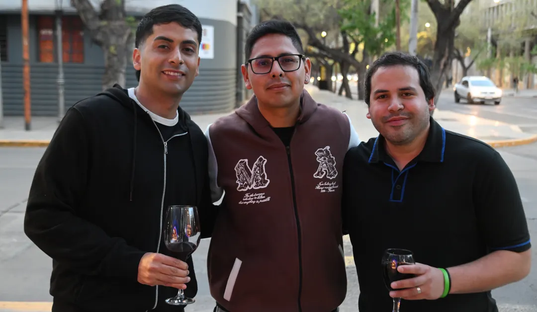 Matías Ortega, Juan Franco y Diego Antunez.