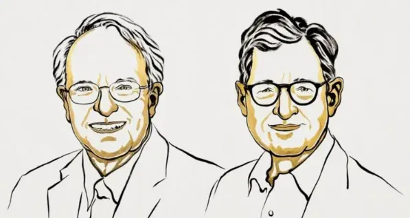 Los ganadores del Nobel de Economía.