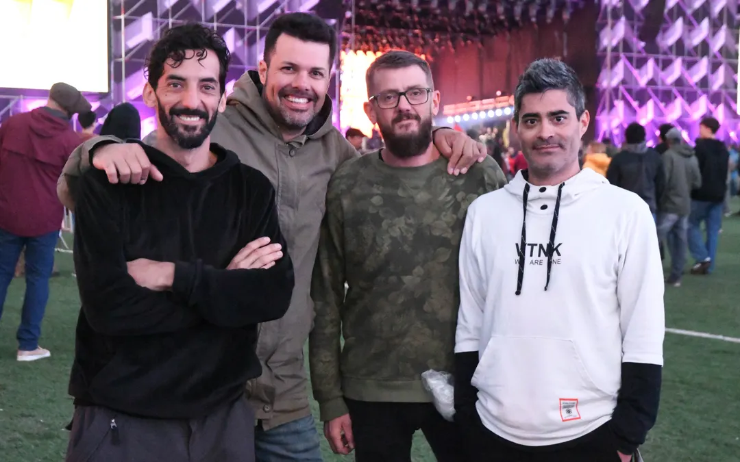 Flavio, Federico, Pablo y Enzo.