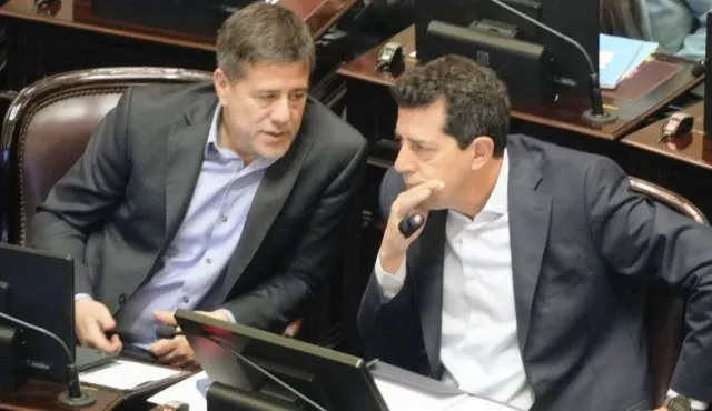 Wado de Pedro y Mariano Recalde