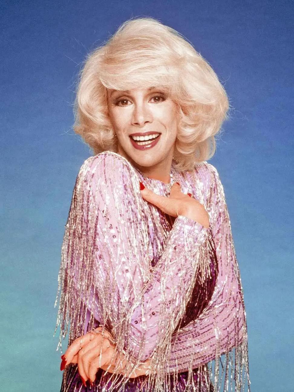 Joan Rivers, famosa comediante, actriz y conductora de televisión de EE.UU.