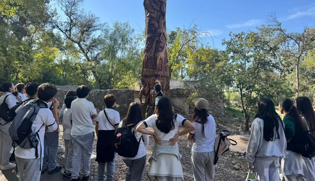 Los alumnos de la escuela Santa Clara de Mendoza visitaron el Ecoparque en mayo.