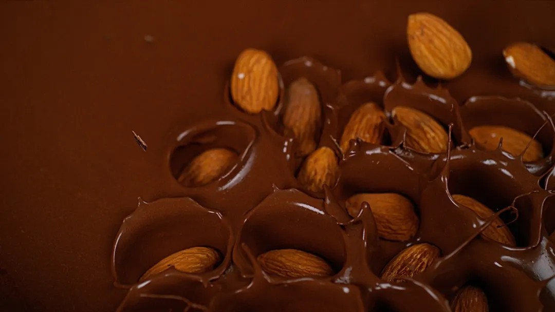 La receta de almendras bañadas en chocolate se usa mucho para regalos caseros.