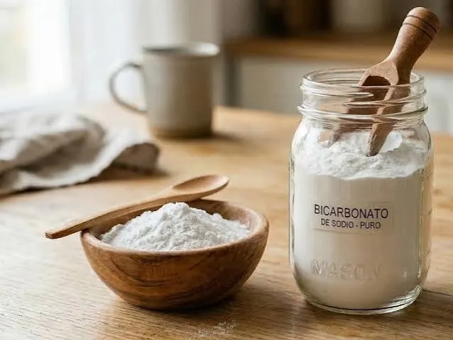 El bicarbonato de sodio es un exfoliante suave.