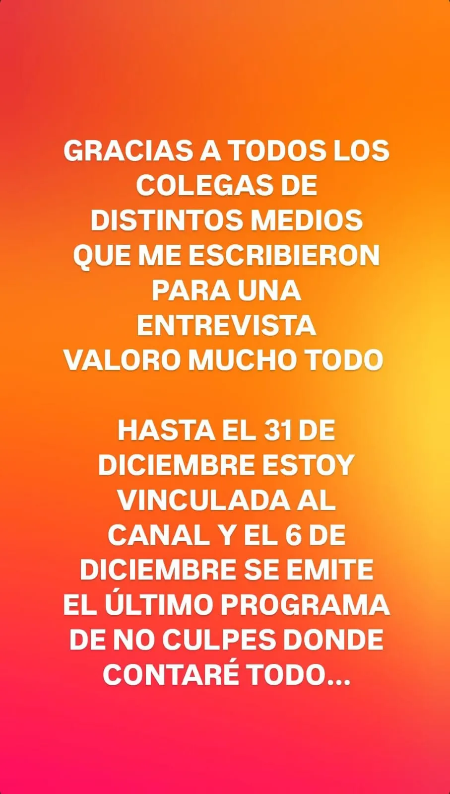 Nuevas palabras de Belina Yuffrida.