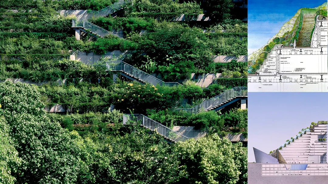 ACROSFukuoka, con planos y detalles