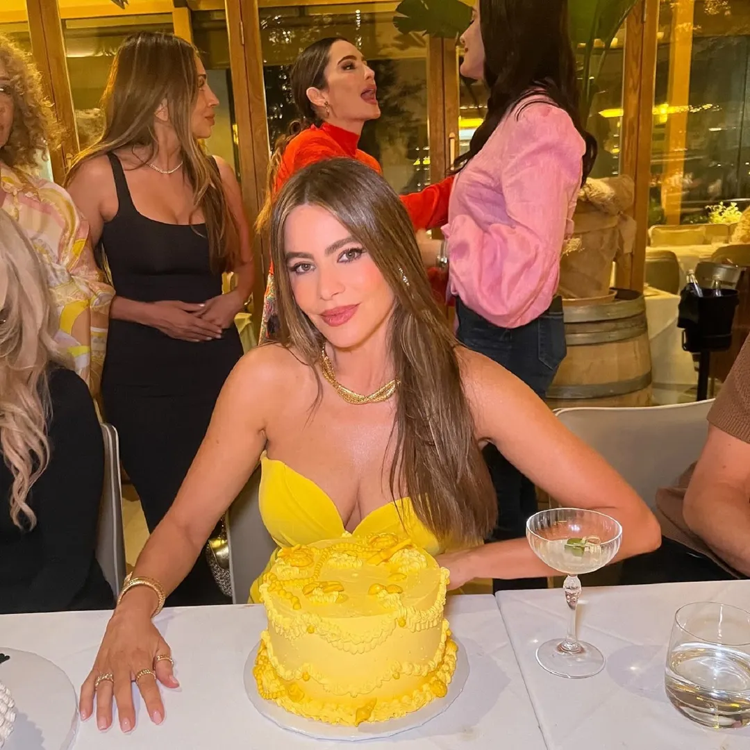 Sofia vergara Un emotivo festejo. Foto: Instagram