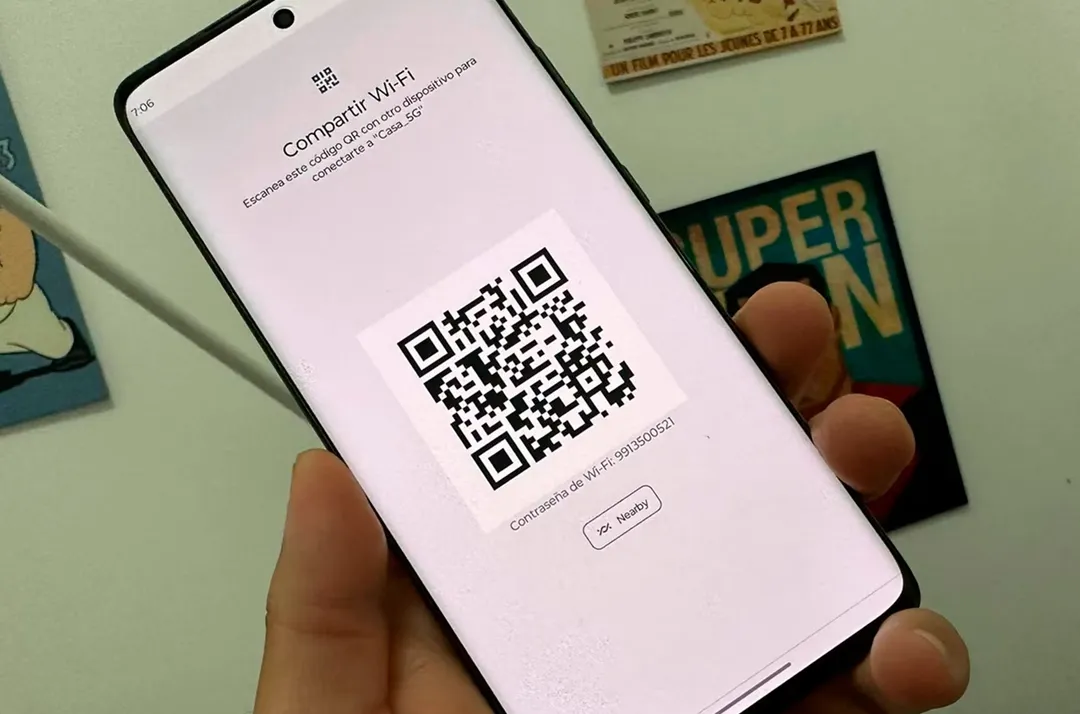 Escanear el código QR es el método más rápido para conectarse sin poner claves.