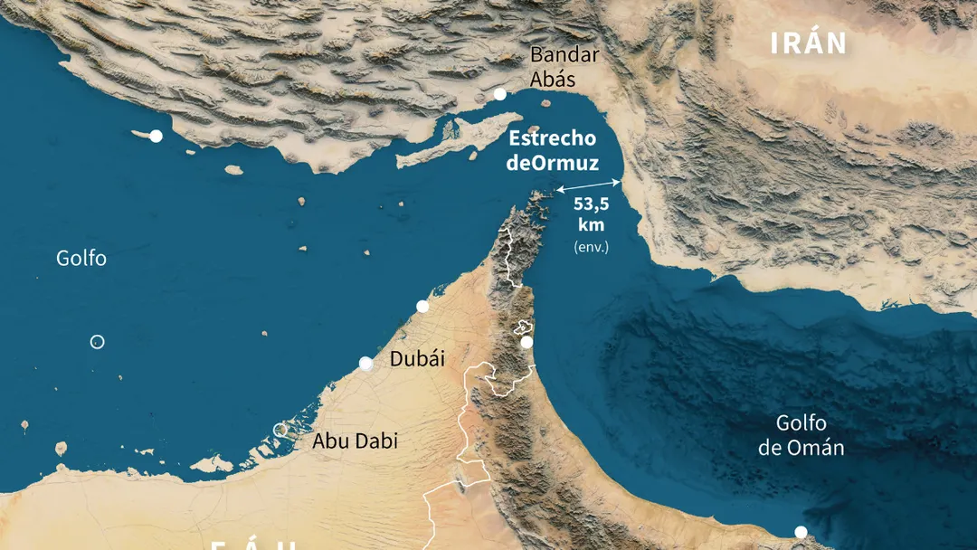 El Estrecho de Ormuz es un eje clave en la guerra entre Estados Unidos e Irán.