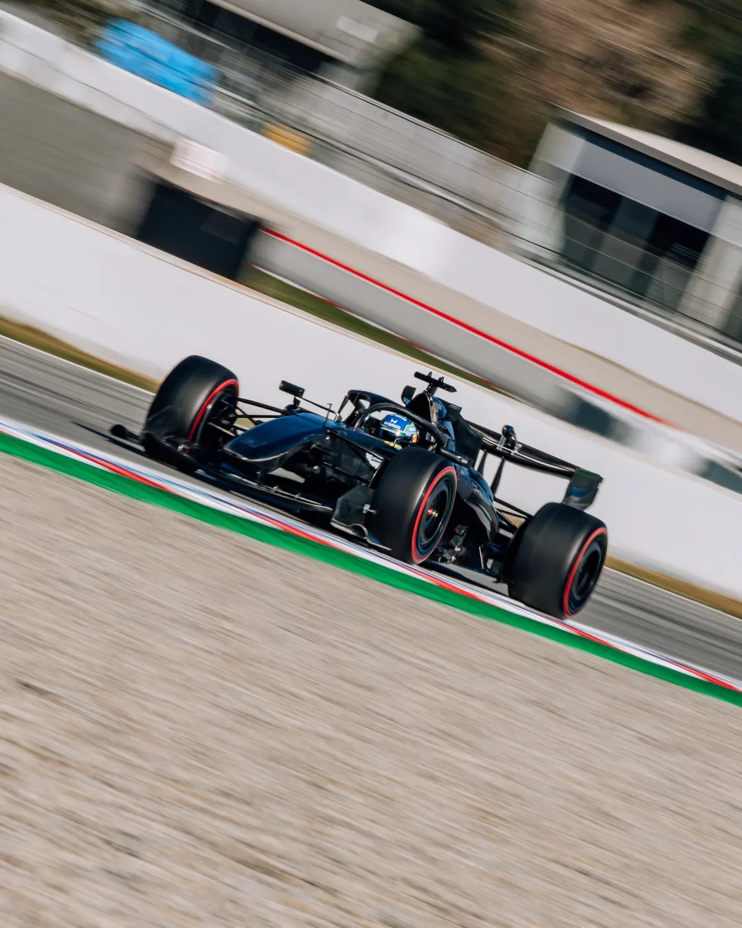 El El AMR26 de Fernando Alonso para la Fórmula 1 2026.